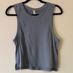 lululemon athletica Steel Blue Tank Top